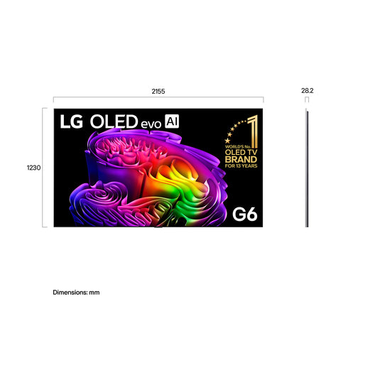 LG OLED evo AI G6 97" 4K Smart TV (2026)