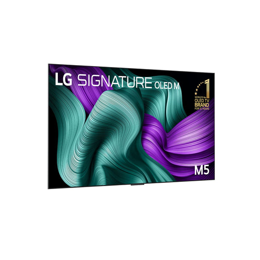 LG 97 Inch SIGNATURE OLED M5 4K Smart TV with Wireless Video & Audio Transfer