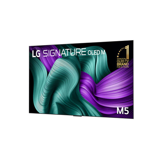 LG 97 Inch SIGNATURE OLED M5 4K Smart TV with Wireless Video & Audio Transfer