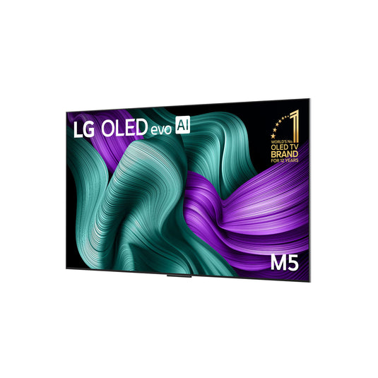 LG 65 Inch OLED evo AI M5 4K Smart TV with True Wireless Video & Audio Transfer