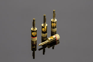 Transparent Audio SPADE TO BANANA ADAPTOR (x4)