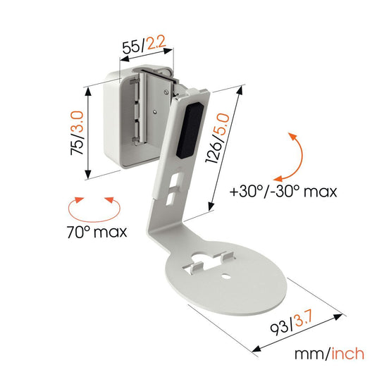 Vogel's SWM 4111 Sonos Speaker Wall Mount for Era 100, Single