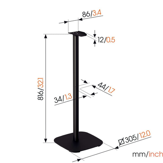 Vogel's SFS 4133 Sonos Era 300 Floor Stand, Single