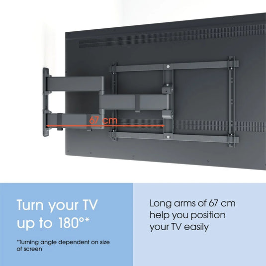 Vogel's TVM 3845 Full-Motion TV Wall Mount (55-100'', Max 55kg)