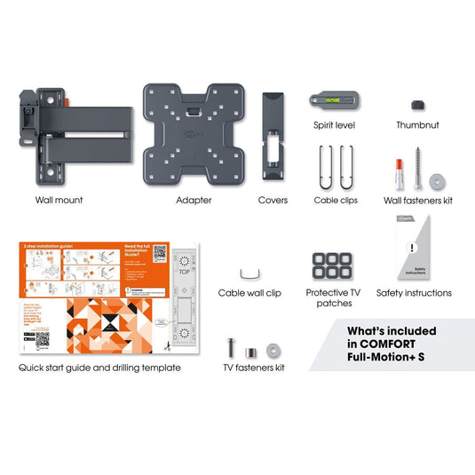 Vogels TVM3245 Full Motion TV Wall Mount (19"-43" / Max 15kg)