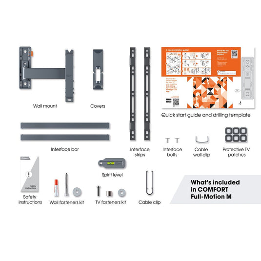 Vogel's TVM 3425 Full Motion TV Wall Mount (32-65", Max 25kg)