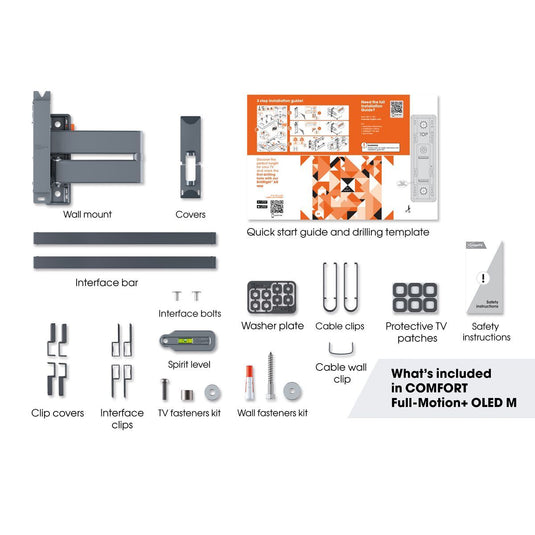 Vogel's TVM 3465 Full Motion OLED TV Wall Mount (32-65", Max 25kg)
