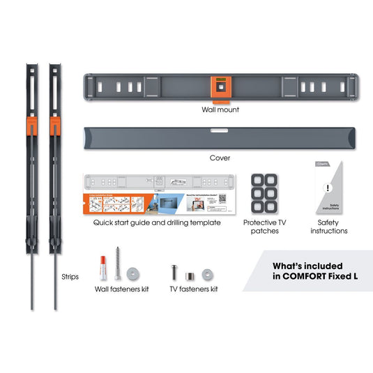 Vogels TVM 3605 Fixed TV Wall Mount (40"-100" / Max 75kg)