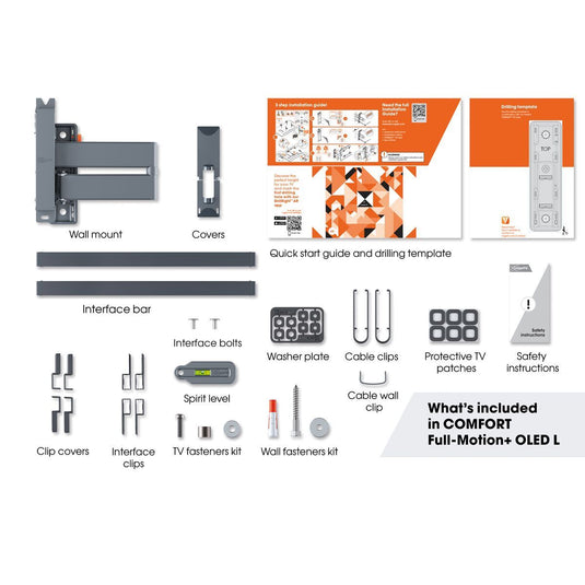 Vogel's TVM 3665 Full-Motion OLED TV Wall Mount (40-77", Max 35kg)