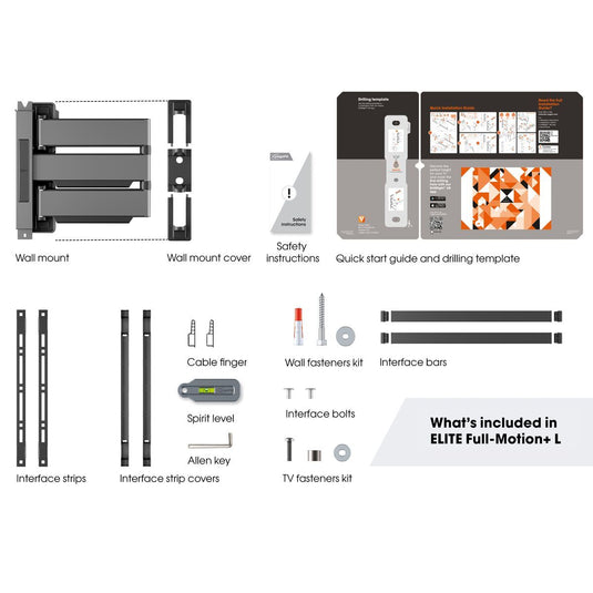 Vogels TVM 5645 Elite Series Full Motion TV Mount (40"-77" / Max 45kg)