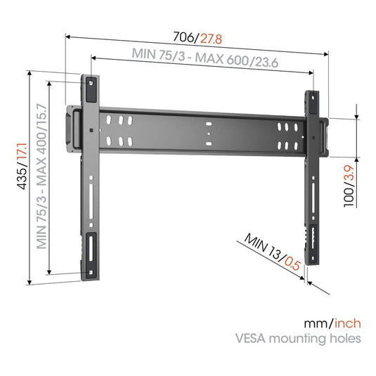 Vogel TVM 5705 Fixed TV Wall Mount (40''-110'' / Max 110kg)