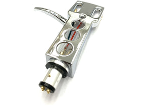 Ortofon Basic Headshell with Leadwires - Silver Chrome