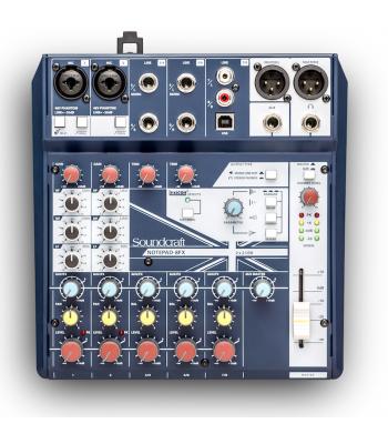 Soundcraft Notepad-8FX 8 Channel Mixer