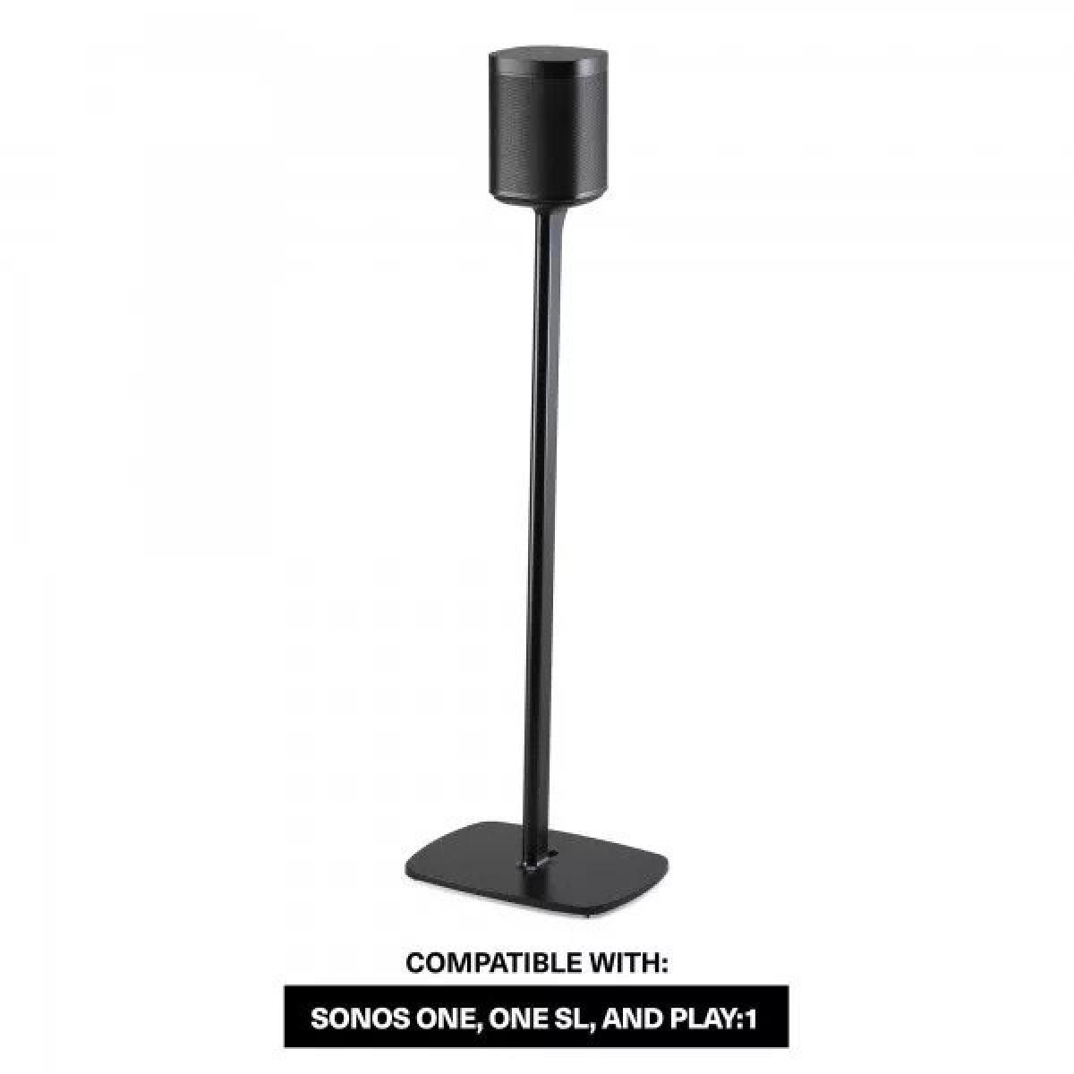 udvikling mens samling Flexson Floor Stands for Sonos One, One SL and Play:1 - Black - Pair