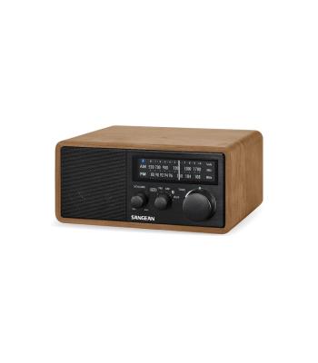 Sangean WR-11BT+ AM/FM/AUX/ Bluetooth Wooden Cabinet Radio